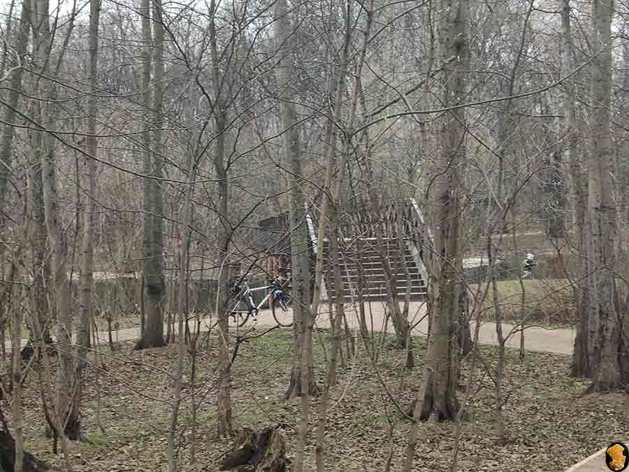 Парк Покровское-Стрешнево. Пруды пятый, шестой, седьмой (где церковь и усадьба). Апрель 2019