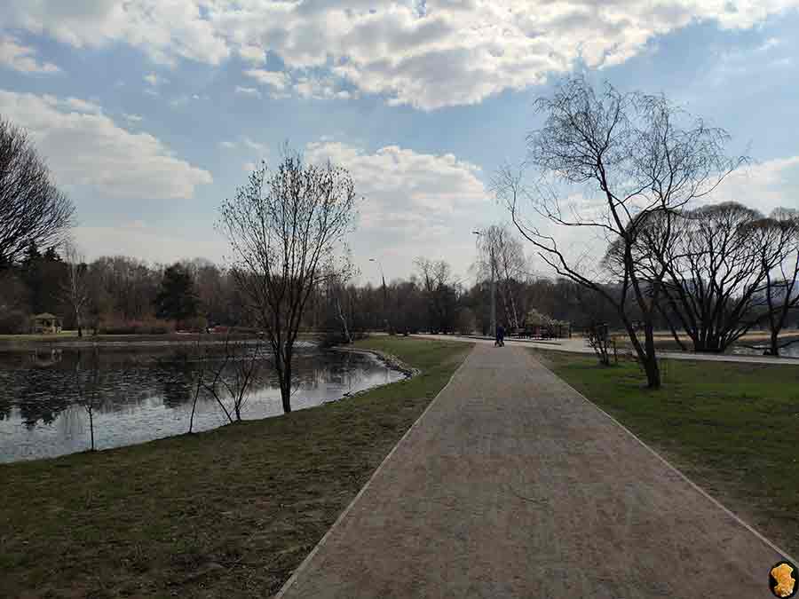 Парк Покровское-Стрешнево. Пруды первый и второй. 2019 апрель
