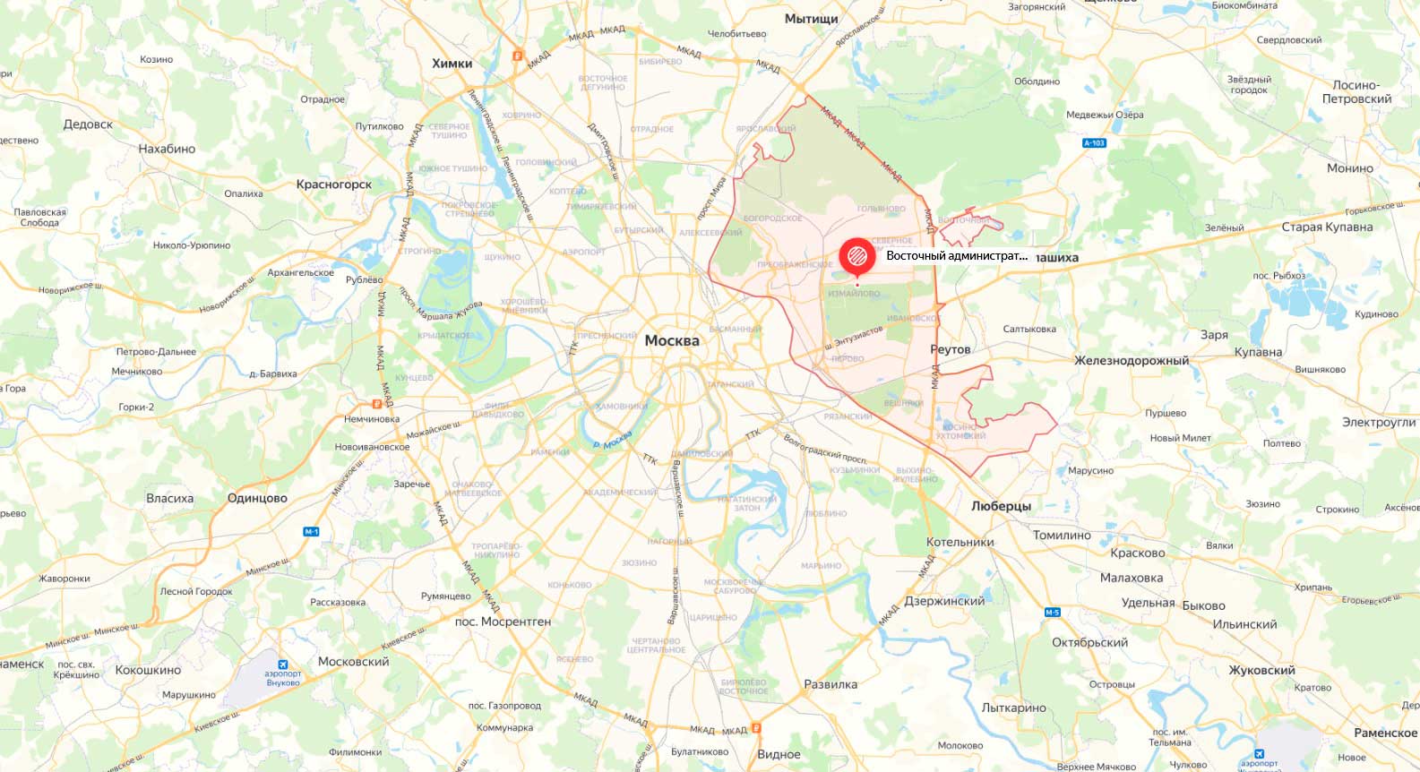 Карта Яндекс