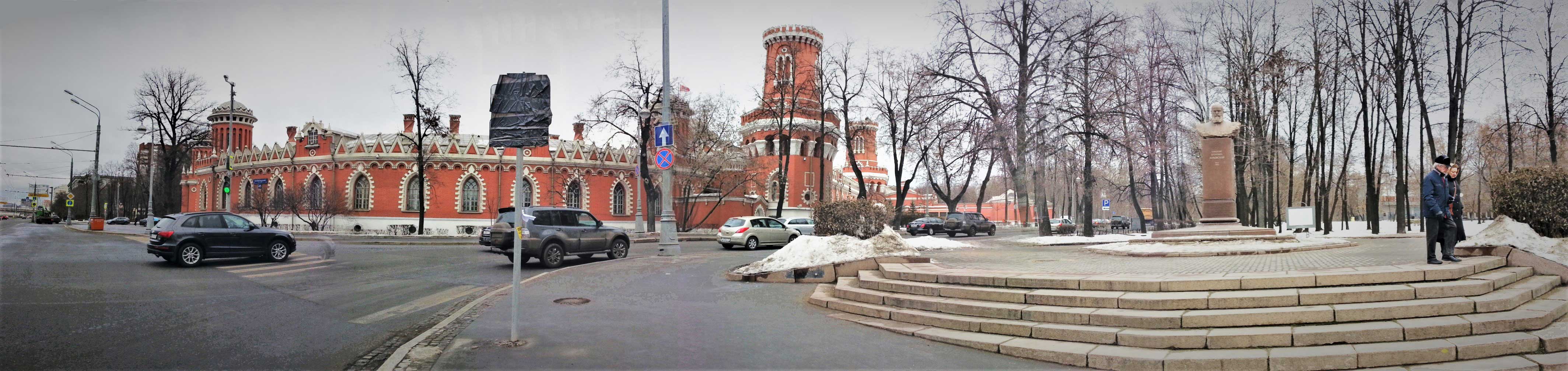 Ппанорама Петровского путевого дворца